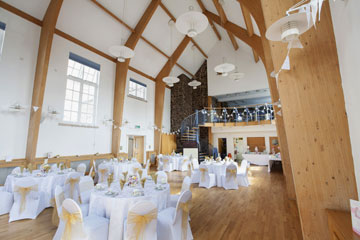 Priory centre wedding reception